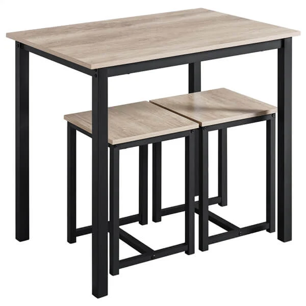 Yaheetech 3 Piece Dining Table Set - Image 2