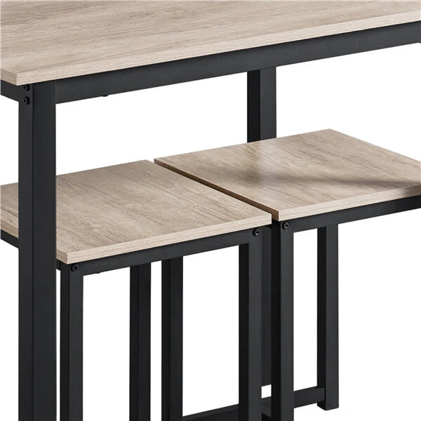 Yaheetech 3 Piece Dining Table Set - Image 7