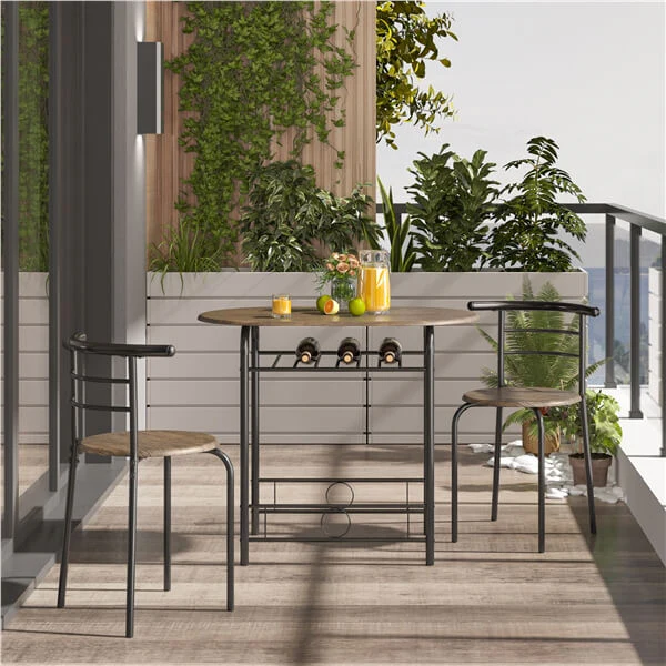 Yaheetech 3 Piece Dining Table Set - Image 10