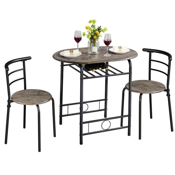 Yaheetech 3 Piece Dining Table Set - Image 2