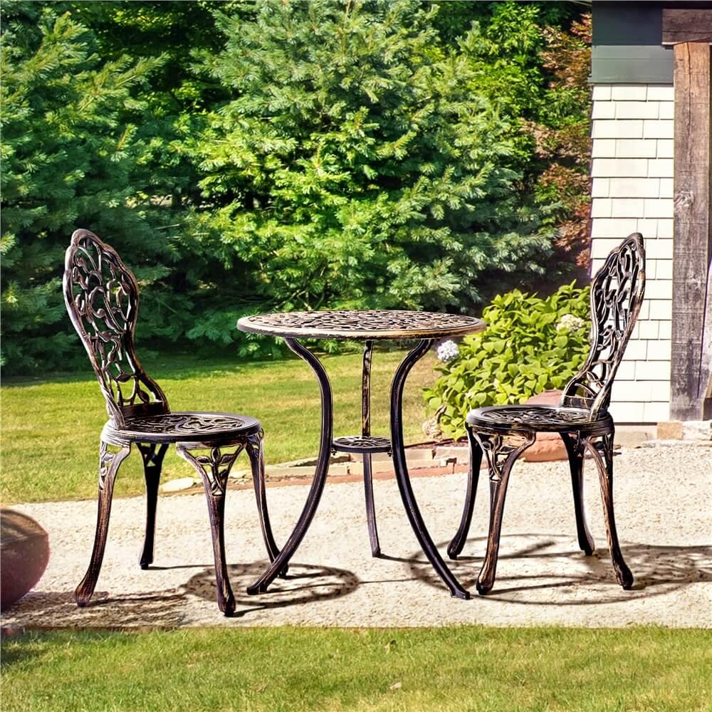 Yaheetech 3-Piece Outdoor Bistro Set - Image 7