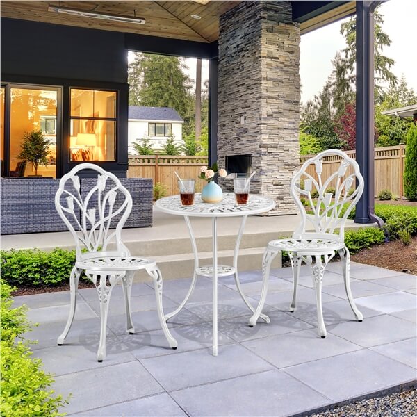 Yaheetech 3 Piece Outdoor Bistro Set - Image 10