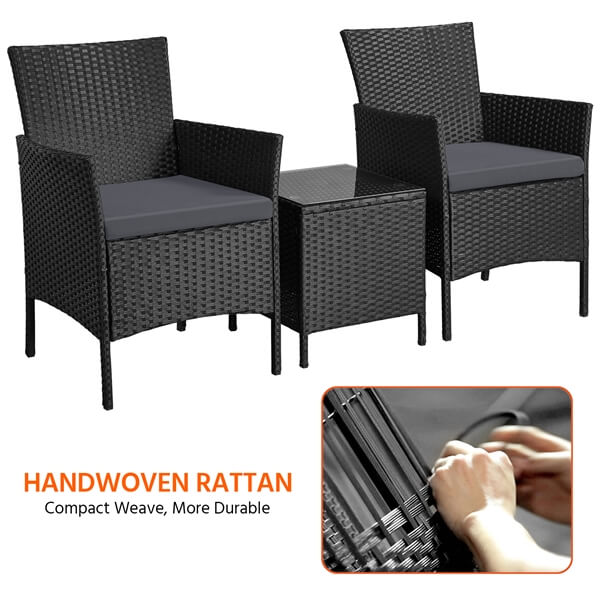 Yaheetech 3 Pieces Patio Porch Furniture Sets - Image 12