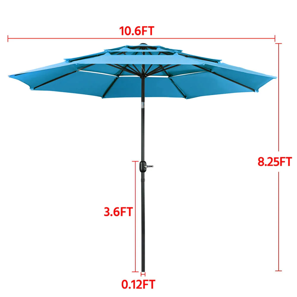 Yaheetech 3-Tier 10ft Patio Parasol - Image 6