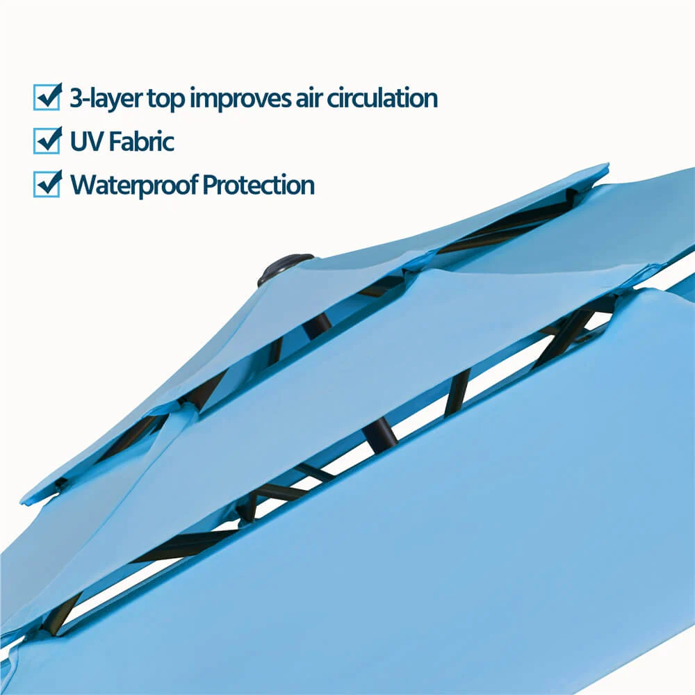 Yaheetech 3-Tier 10ft Patio Parasol - Image 7