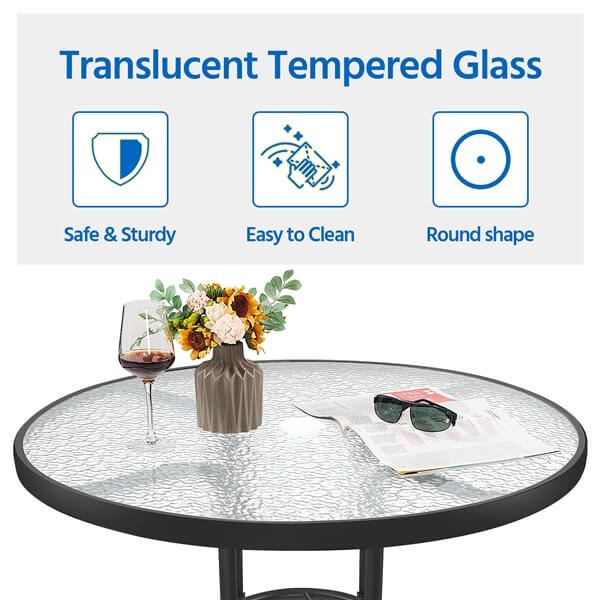 Yaheetech 31.5'' Patio Bistro Table - Image 6