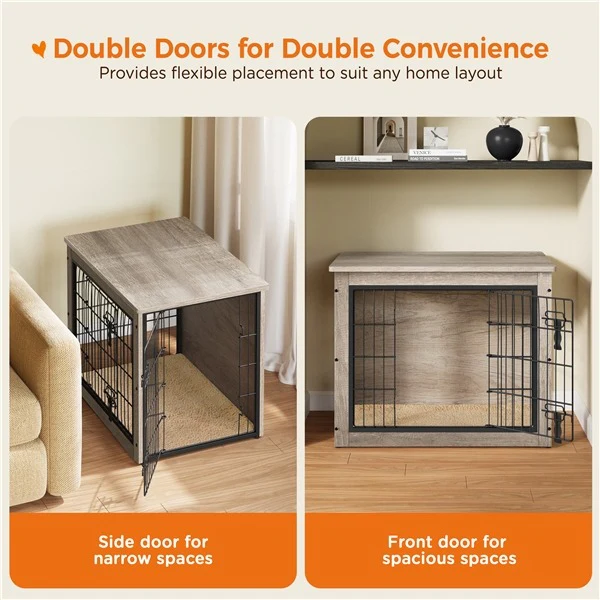 Yaheetech 32''/40'' Dog Crate Furniture - Image 8
