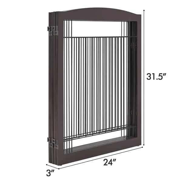 Yaheetech 32-inch Tall Dog Gate Extra Wide Pet Gate for Dogs - Image 5