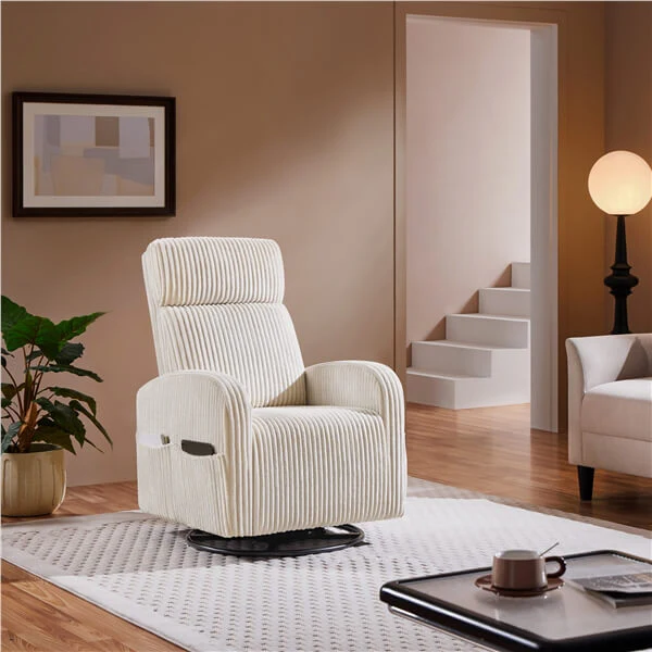 Yaheetech 360° Swivel Glider Chair for Nursery - Image 9