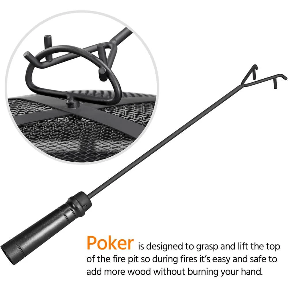 Yaheetech 36 Inch Fire Pit - Image 4