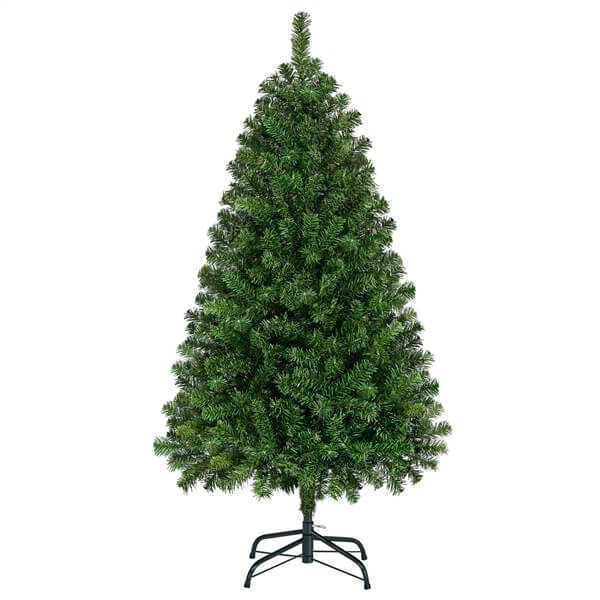 Yaheetech 4.5Ft Pre-Lit Artificial Hinged Christmas Tree - Image 2