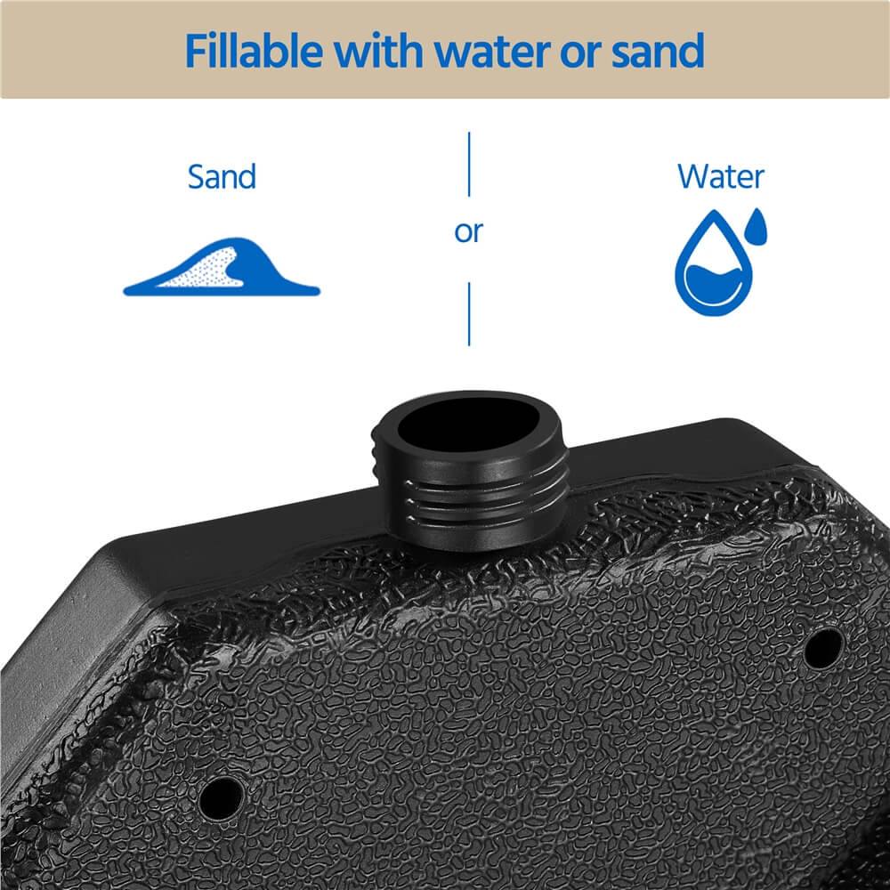 Yaheetech 4 Piece Fillable Patio Umbrella Base - Image 6