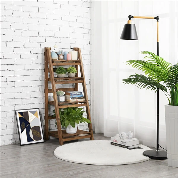 Yaheetech 4-Tier Wooden Foldable Plant Stands Racks - Image 9