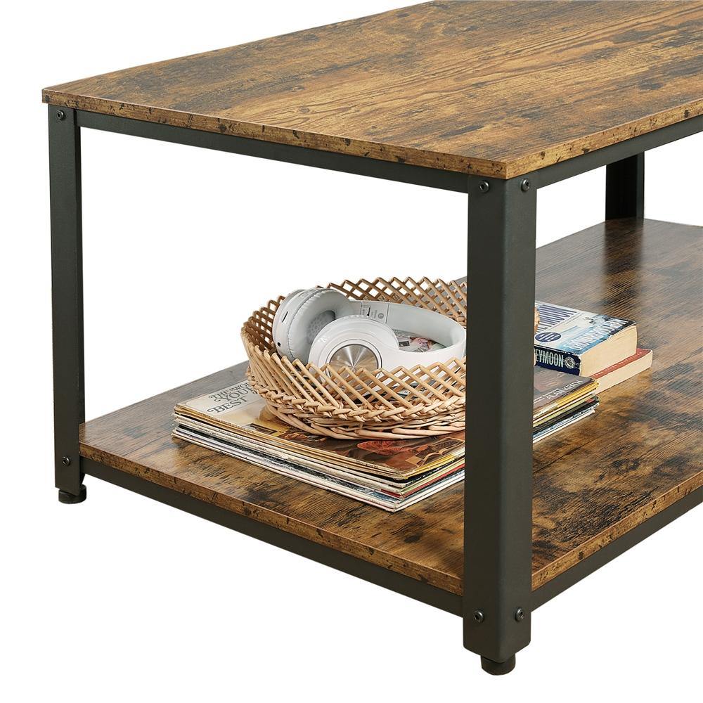 Yaheetech 40 Inch Industrial Coffee Table - Image 6