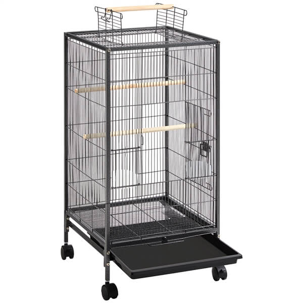 Yaheetech 40 Inch Wrought Iron Bird Cage - Image 2