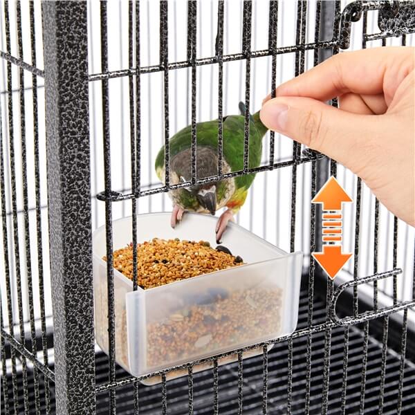 Yaheetech 40 Inch Wrought Iron Bird Cage - Image 5