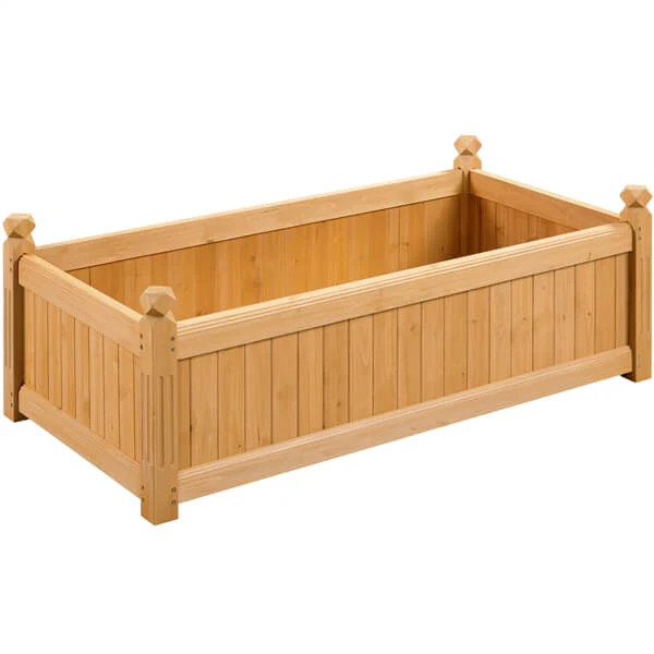 Yaheetech 46″ L × 23.5″ W × 16″ H Wooden Raised Garden Bed - Image 8