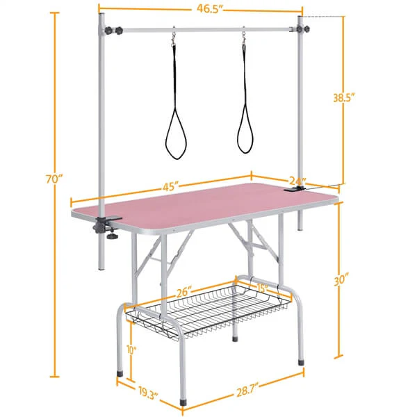 Yaheetech 46'' Pet Grooming Table for Large Dogs - Image 3