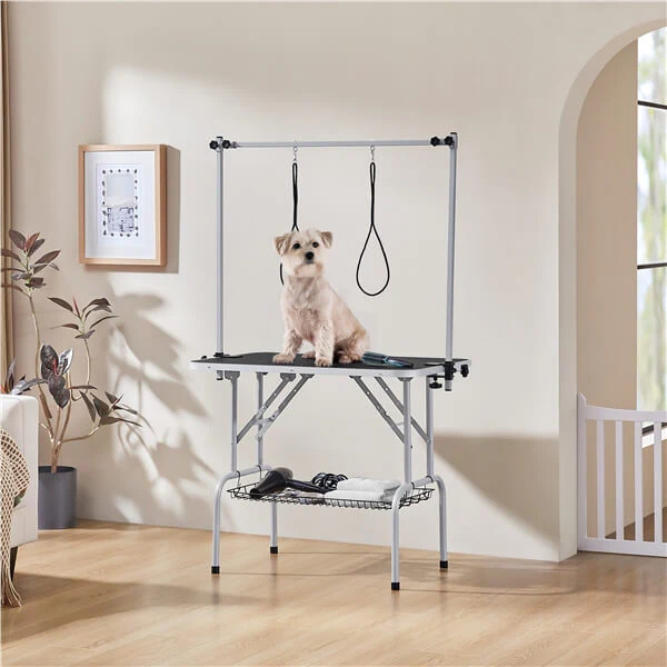 Yaheetech 46'' Pet Grooming Table for Large Dogs Maximum Capacity Up to 265Lb