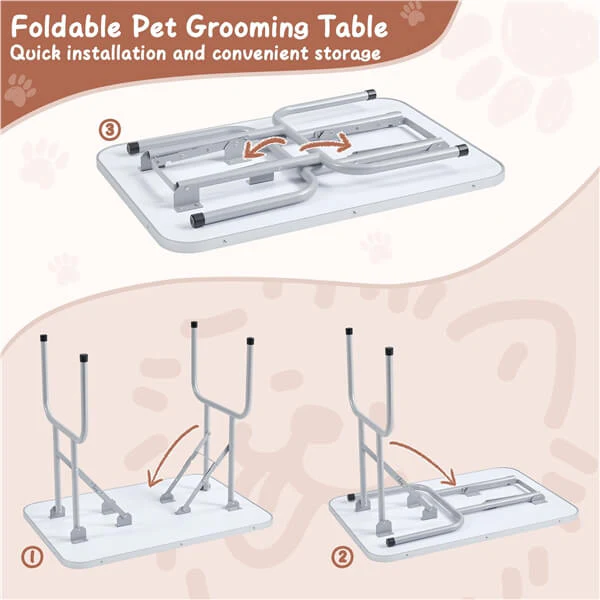 Yaheetech 46'' Pet Grooming Table for Large Dogs Maximum Capacity Up to 265Lb - Image 6