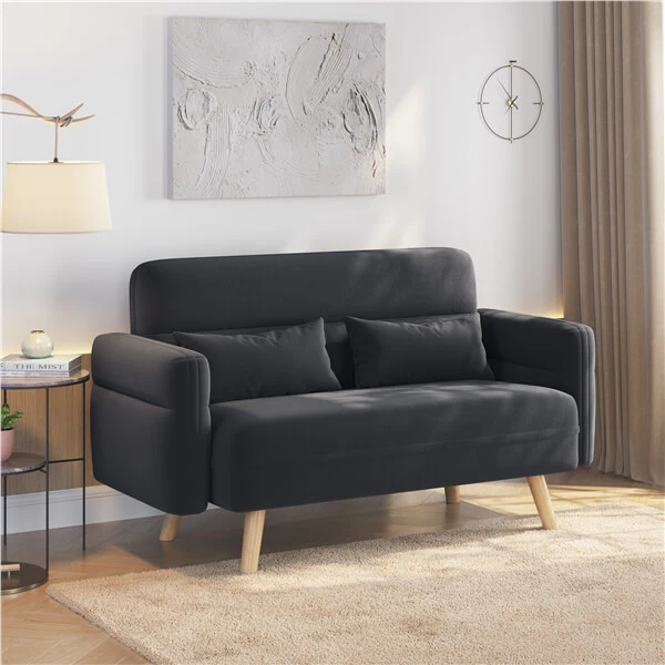 Yaheetech 46" Small Modern Fabric Sofa - Image 10
