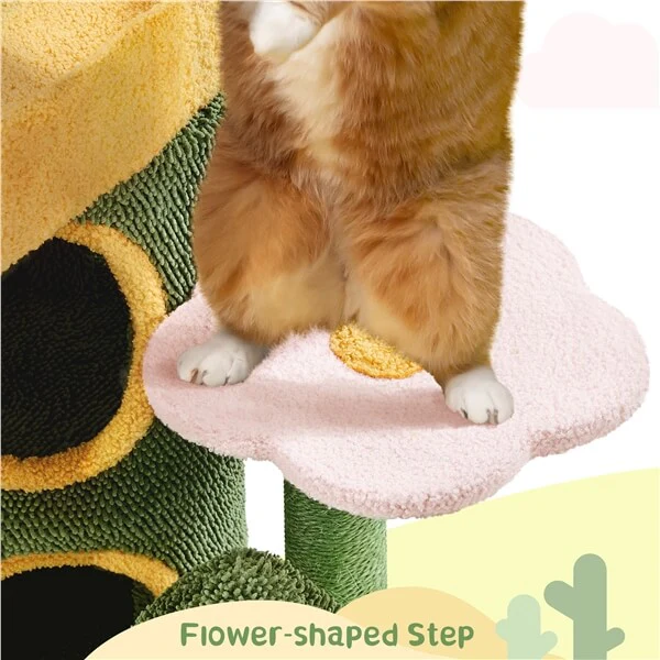 Yaheetech 48.5″ H Oasis-themed Cat Tree - Image 5