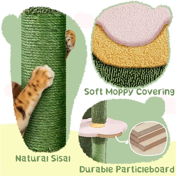 Yaheetech 48.5″ H Oasis-themed Cat Tree - Image 7