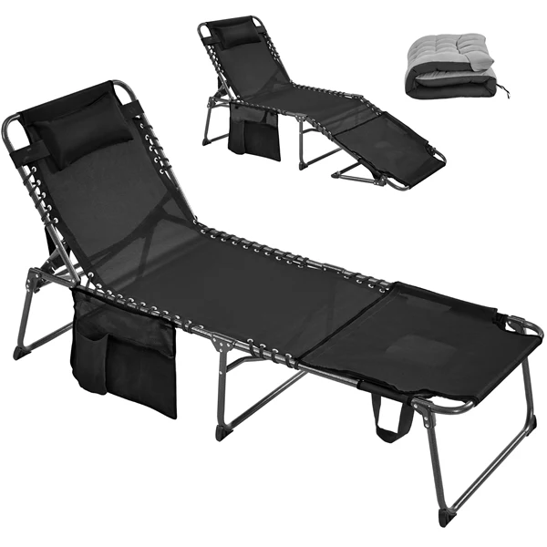 Yaheetech 5 Position Folding Tanning Chair - Image 5