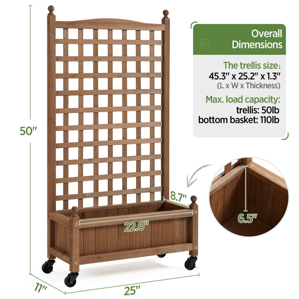 Yaheetech 50" H Raised Garden Bed - Image 3