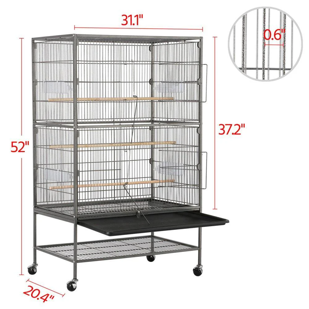 Yaheetech Large Bird Cage 52 Inch - Image 3
