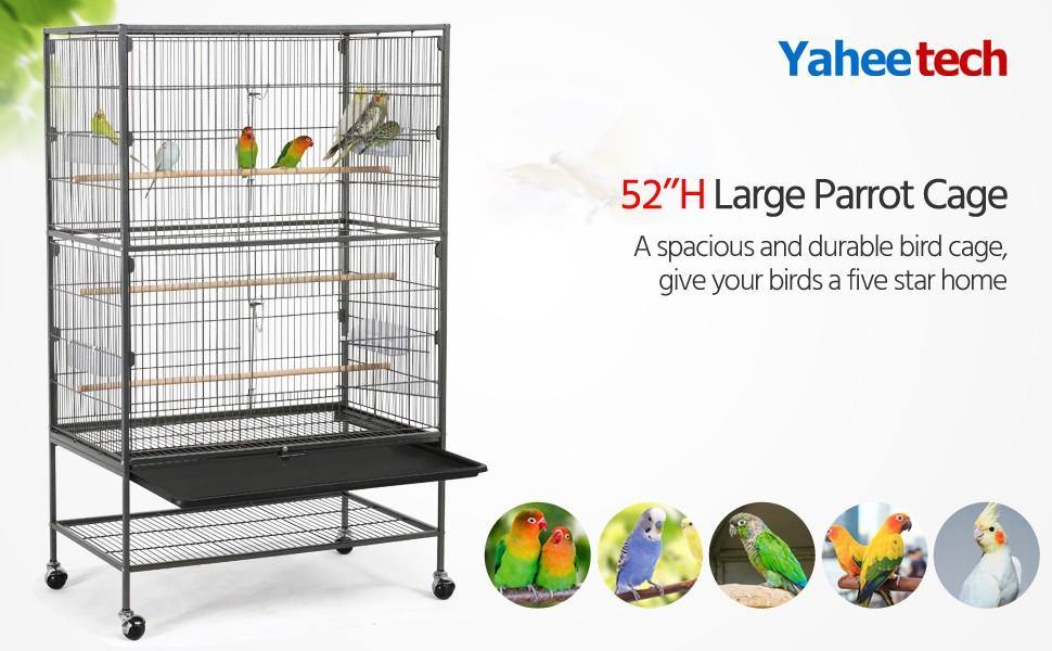 Yaheetech Large Bird Cage 52 Inch - Image 6