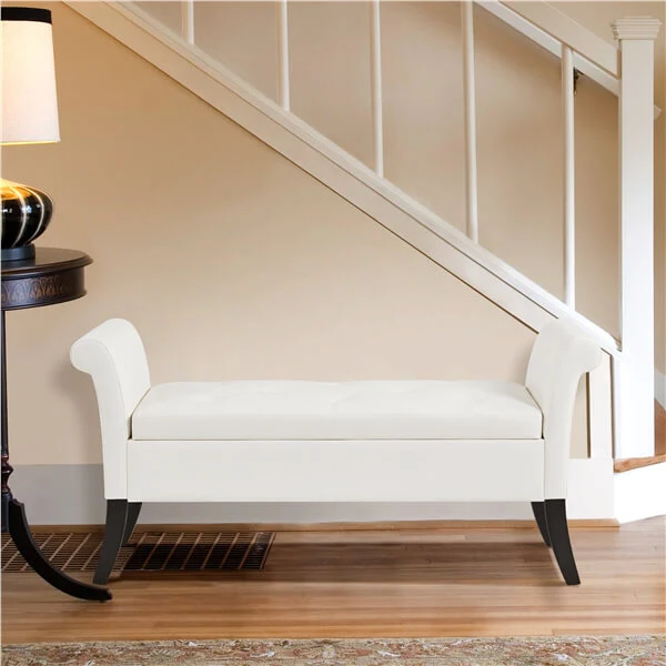 Yaheetech 52in Ottoman Bench Folding Storage Ottoman Bench - Image 10