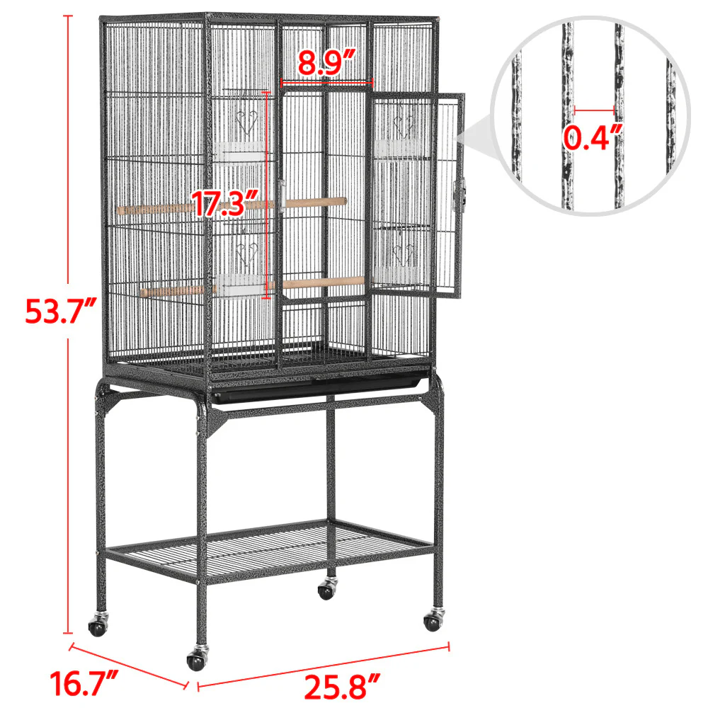 Yaheetech Parakeet Cage 53.7 Inch - Image 3