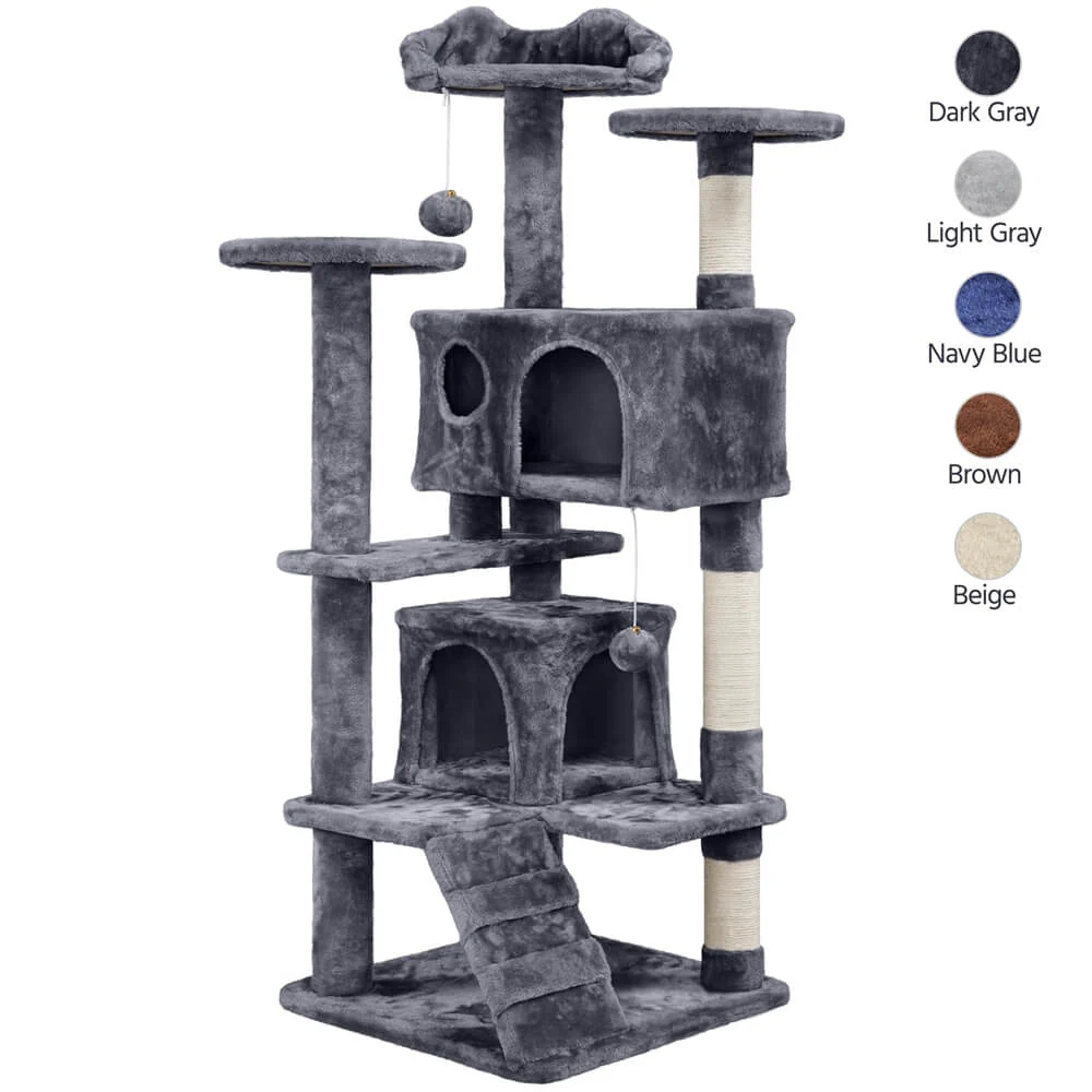 Yaheetech Cat Tree 54 Inch - Image 13