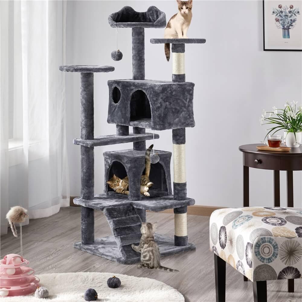 Yaheetech Cat Tree 54 Inch - Image 16