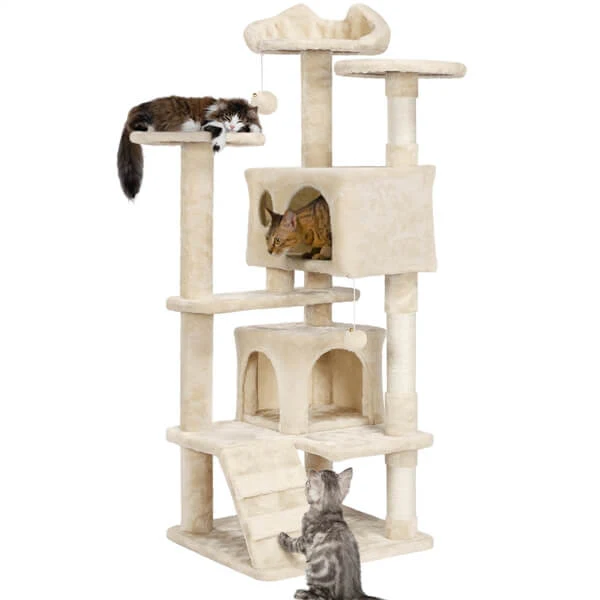 Yaheetech Cat Tree 54 Inch - Image 5