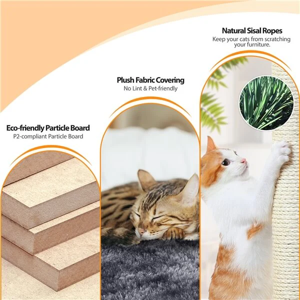 Yaheetech 57″ Tall Cat Tree - Image 6