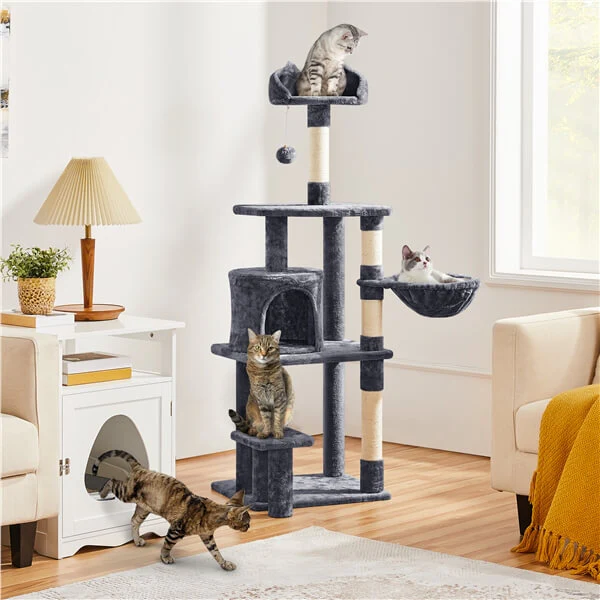 Yaheetech 57″ Tall Cat Tree - Image 9