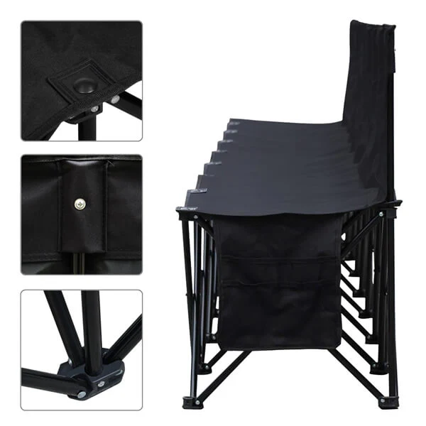 Yaheetech 8 Seats Portable Folding Bench - Image 6