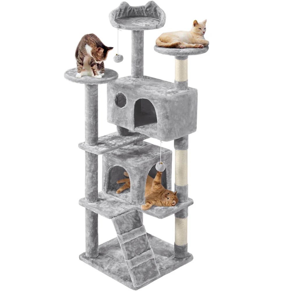 Yaheetech 61.5''H Cat Tree Condo