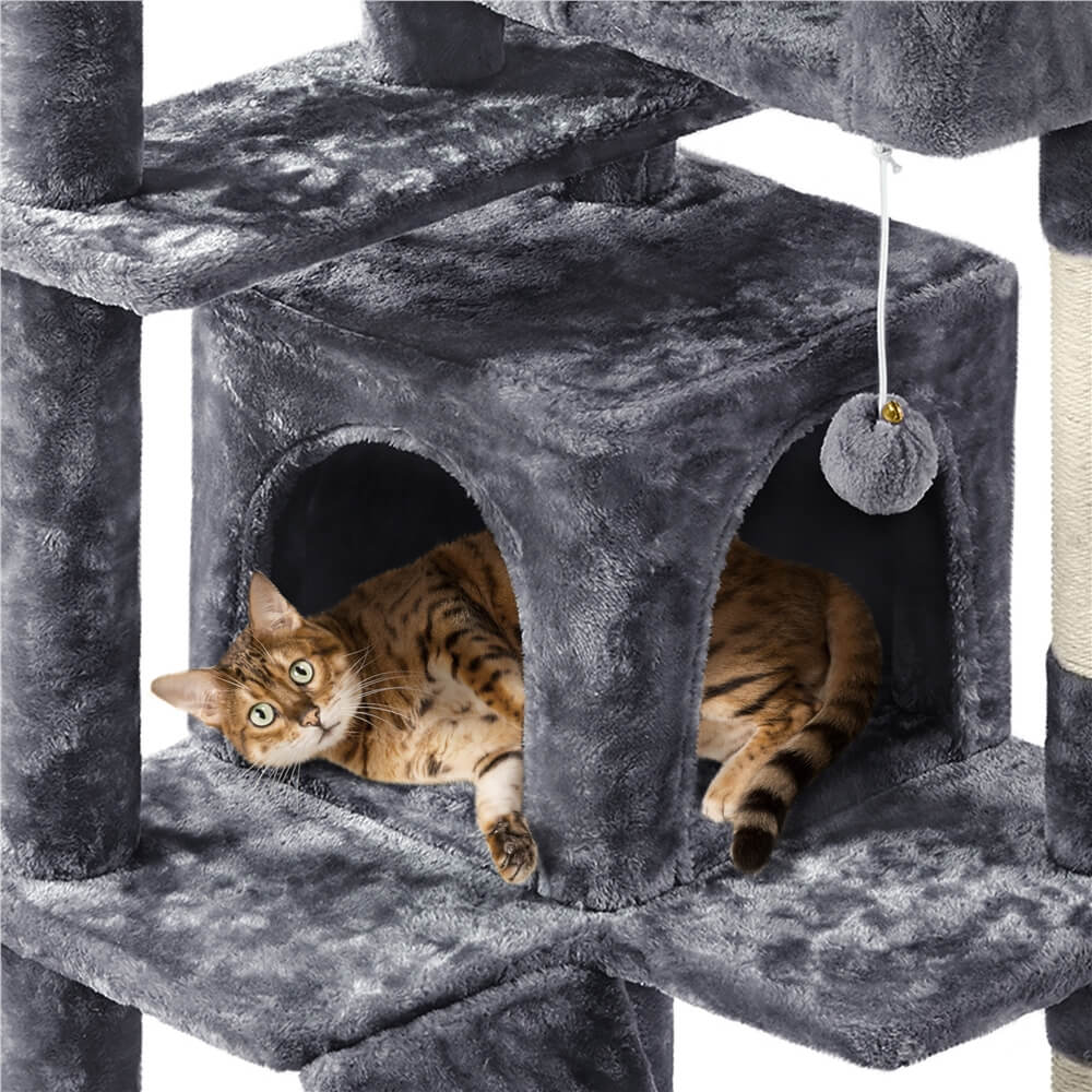 Yaheetech 61.5''H Cat Tree Condo - Image 8