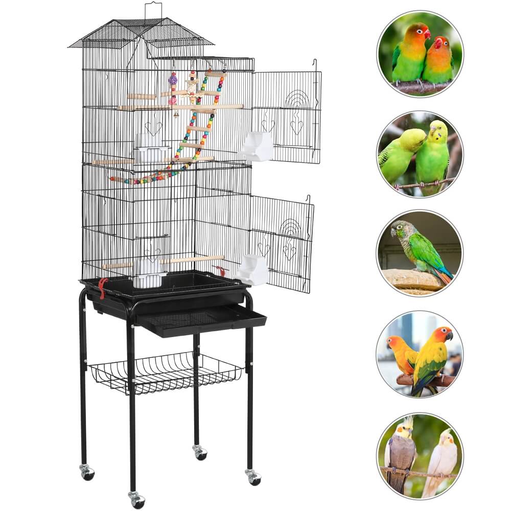 Yaheetech Bird Cage for Sale 62.4 Inch - Image 5