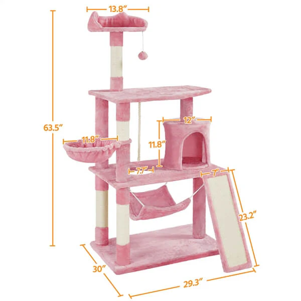 Yaheetech 63.5in Extra Large Cat Tree - Image 7