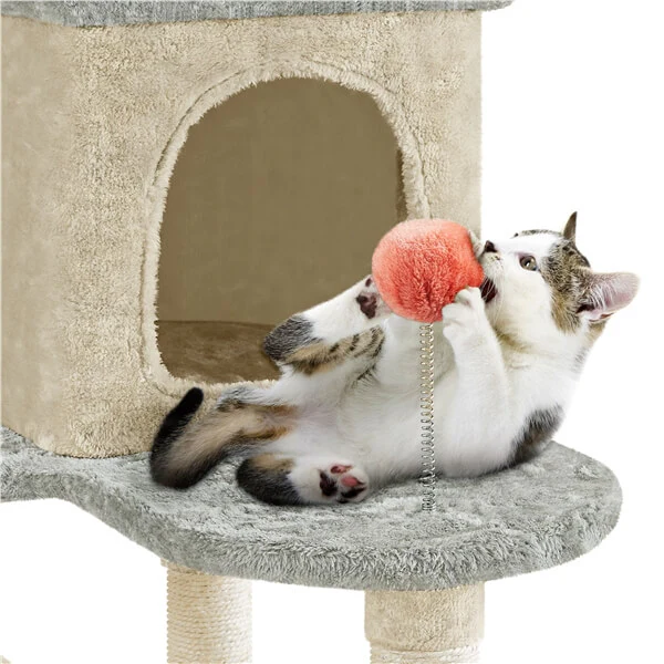 Yaheetech 65in Cute Cat Tree - Image 5