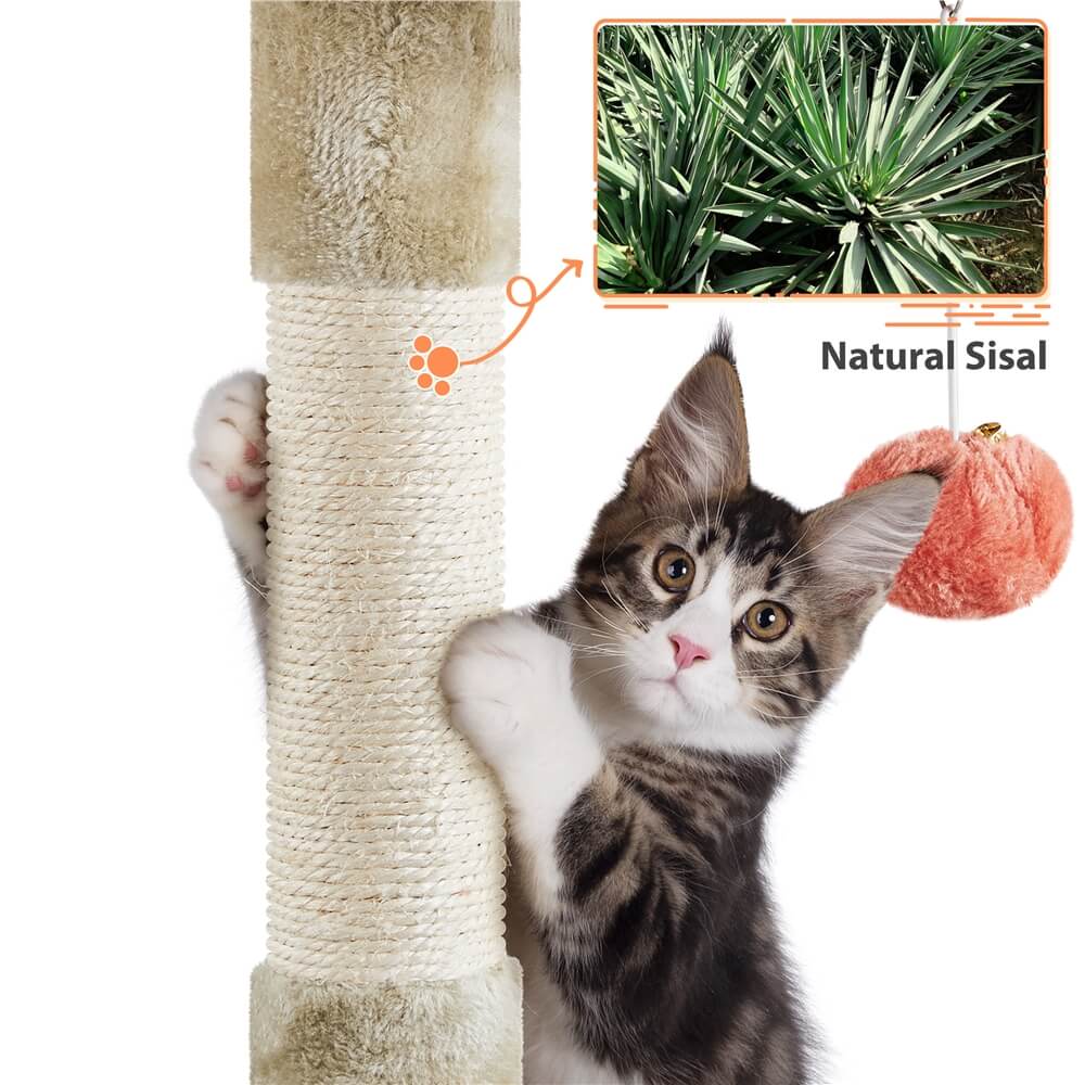 Yaheetech 65in Cute Cat Tree - Image 6