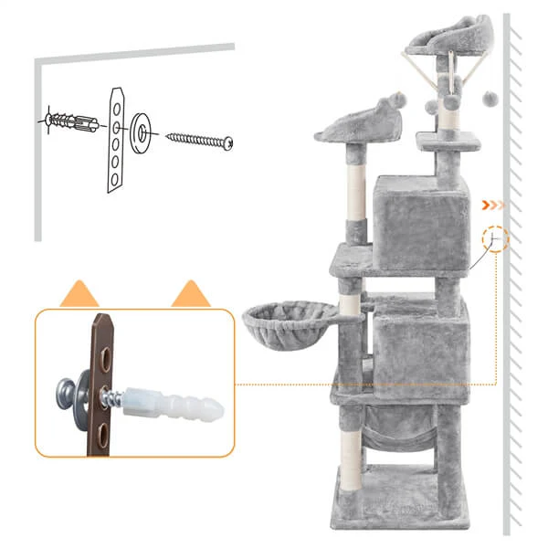 Yaheetech 67-inch Cat Tree Tower - Image 7