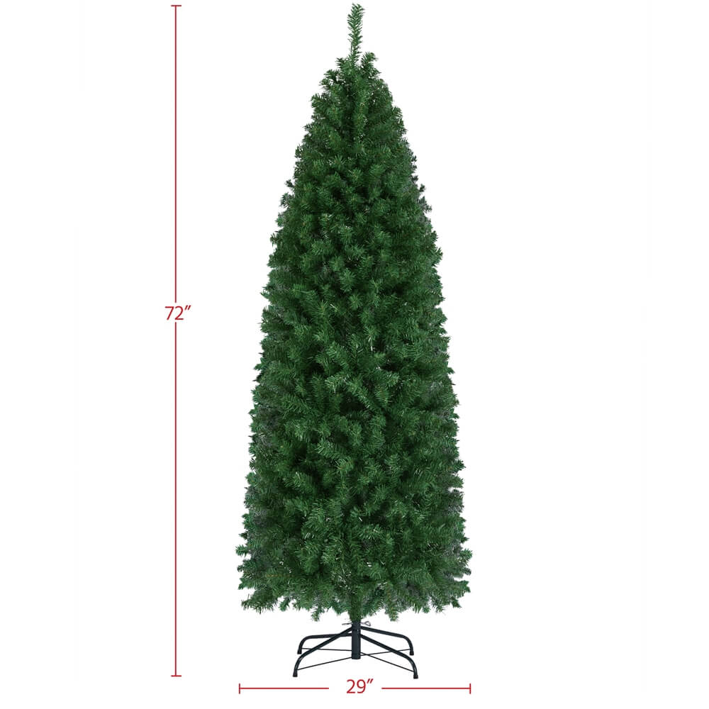 Yaheetech 6Ft Pre-lit Artificial Christmas Tree - Image 3