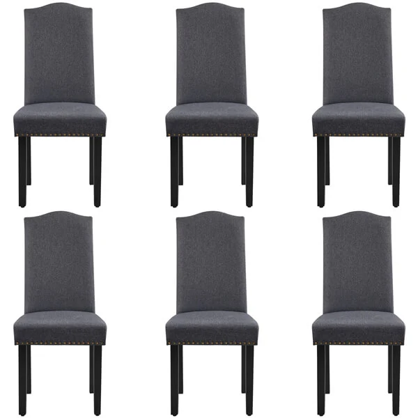 Yaheetech 6PCS Fabric Dining Chairs - Image 2