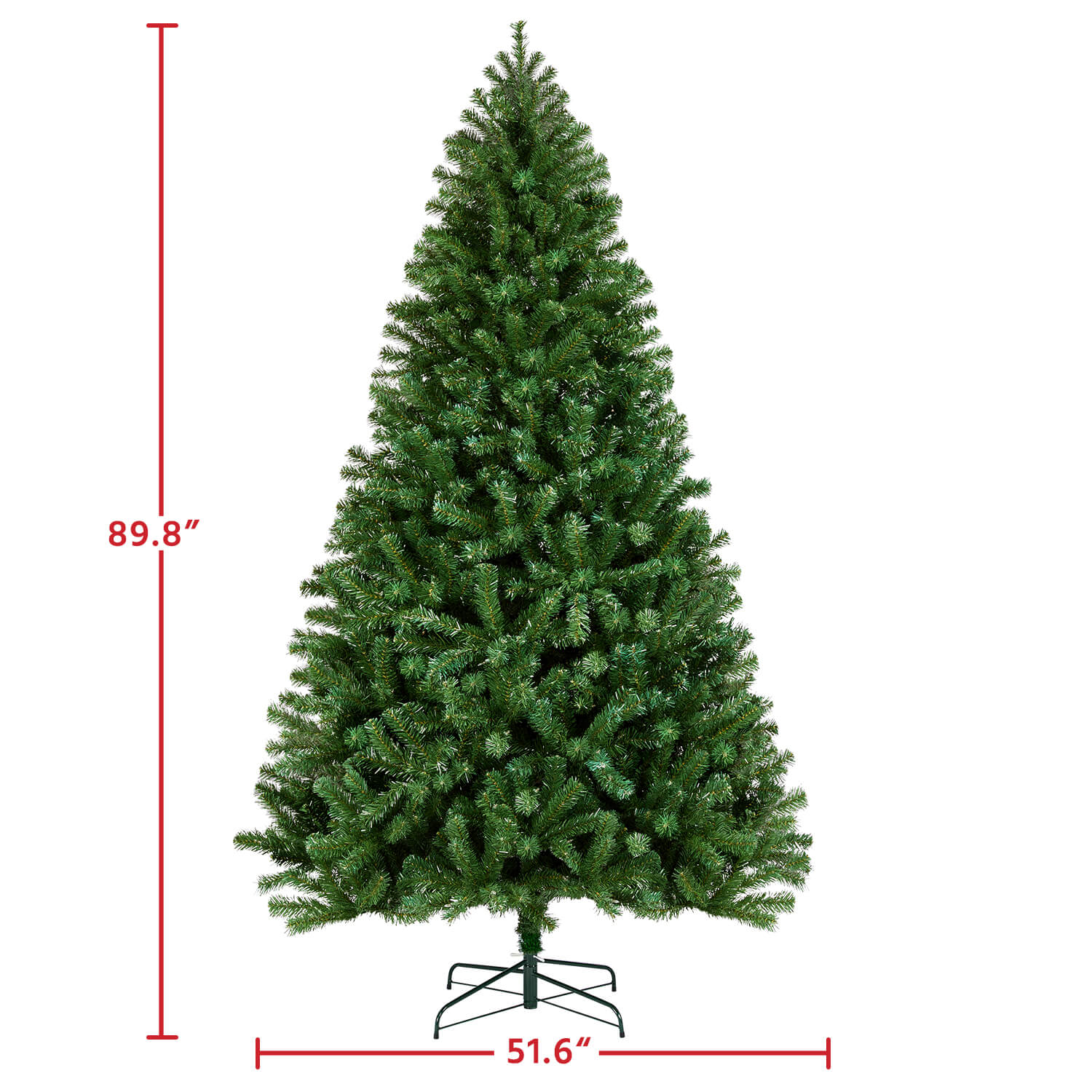 Yaheetech 7.5’ Pre-Lit Artificial Christmas Tree - Image 5