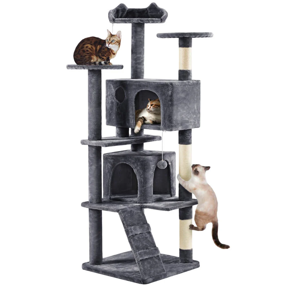 Yaheetech 70in Multi-Level Cat Tree - Image 2